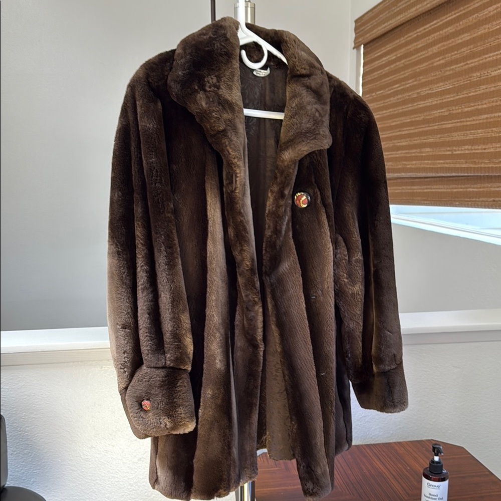 Vintage Wolfie Fur Coat
